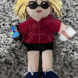 Attitude KAREN Plush Rag Doll with Cell Phone & Coffee 14” Tall Taylor Toys