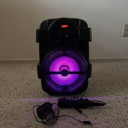 yat ym 8001 portable bluetooth speaker with microphone karaoke 