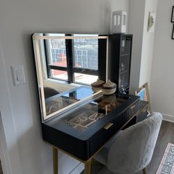 Makeup Vanity Desk With Lights 