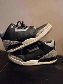 Size 12 Jordan 3 Black Cement (2018)