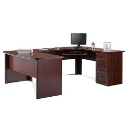 U Shape Executive Desk With Hutch