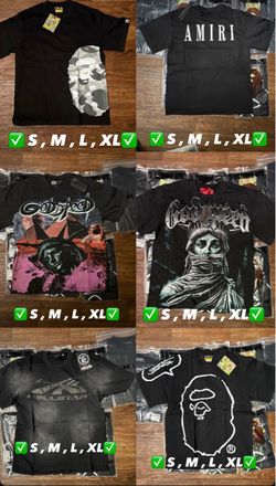 Designer Graphic T-Shirts Bundle Lot