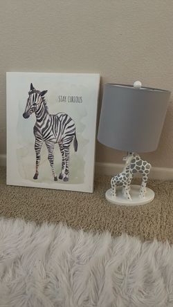 Baby Wall art and lamp