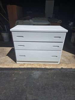 Dresser Refinished 3-Drawer Wood