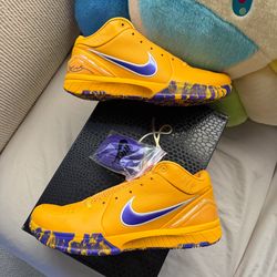 Nike Kobe 4 Protro Draft Day Pack Los Angeles Lakers New Size 10