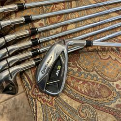 Taylor Made M2 irons - steel stiff 88 flex
