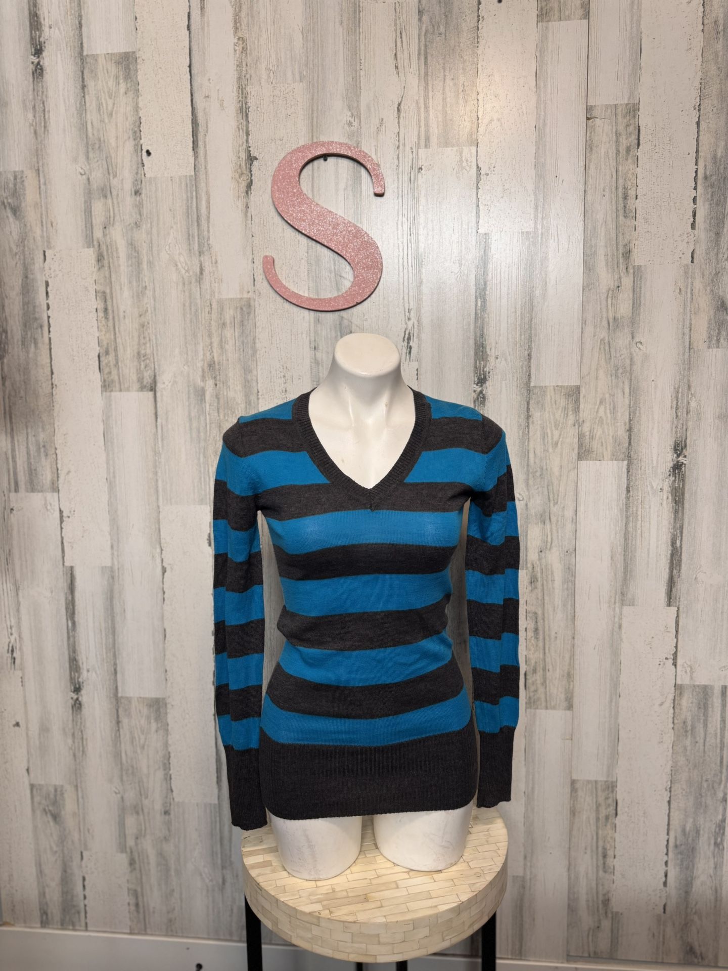 Bongo Long Sleeve Stripped Top
