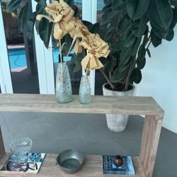 Wood Console Table