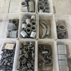 HUGE LOT* Plastic Conduit Connectors / Coupling / Adapters