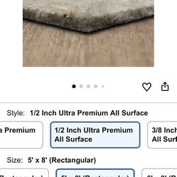 Premium Wool Pad 8x4  1” Thick 