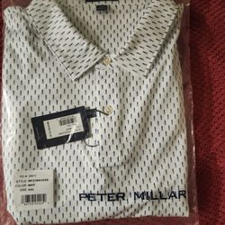 Peter Millar Crown handcrafted T-shirt new with tags. !