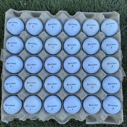 30 Golf ⛳️ Balls Taylor Made Mixed 