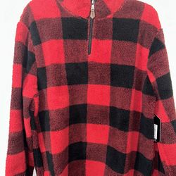 Brand New Men’s Size X-Large Super Soft Fleece Quarter Zip Pull Over $22