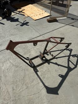 Bare Motorcycle Frame