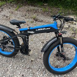 Dual Suspension And Foldable Electric Bike Like New 3 Miles