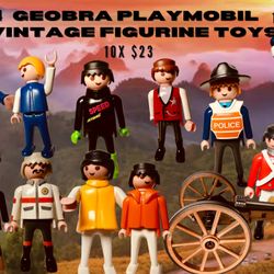 PLAYMOBIL GEOBRA 10 Figurines Toys.