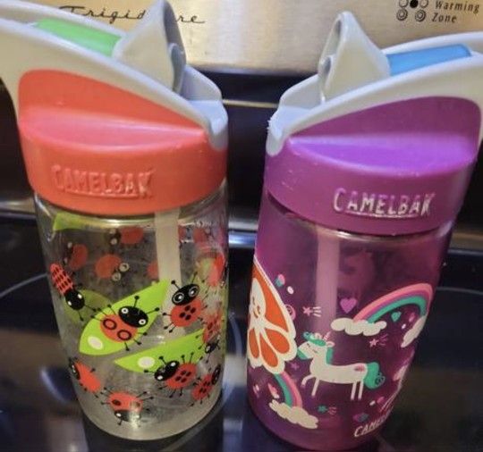 Two Eddy CamelBak Kids Water BottlesÂ
