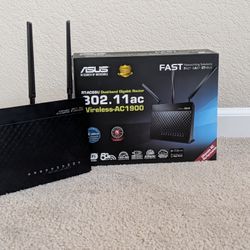 ASUS AC1900 Wireless Dual Band (5GHz + 2.4GHz) Gigabit Wi-Fi Router [RT-AC68U]