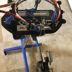Tennis racket stringing near Memorial Park