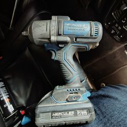 a Hercules 20V Brushless Cordless 1/2 in. High-Torque Impact Wrench.