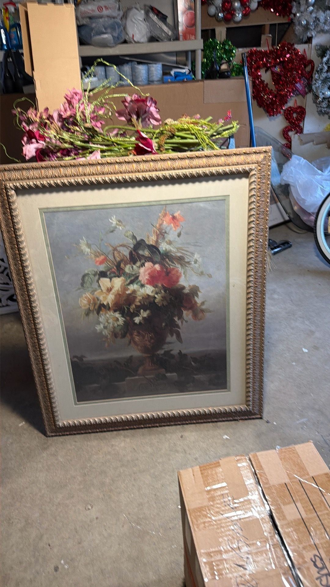 Large floral pictures