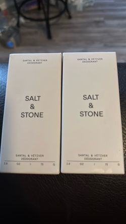 Salt and stone deodorant