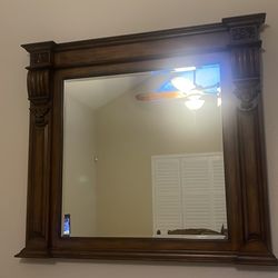 Mirror and accent table