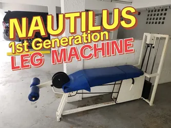 Rare & Vintage 1st Generation Nautilus leg extension / OG Center Driven Prone Lying Leg Curl.
Miami. Delivery for extra

This machine is constructed w