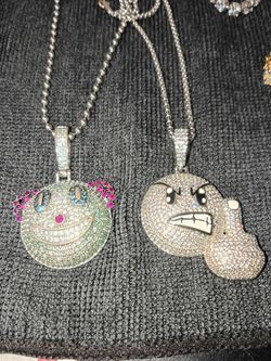 925 sterling silver chains and charms..