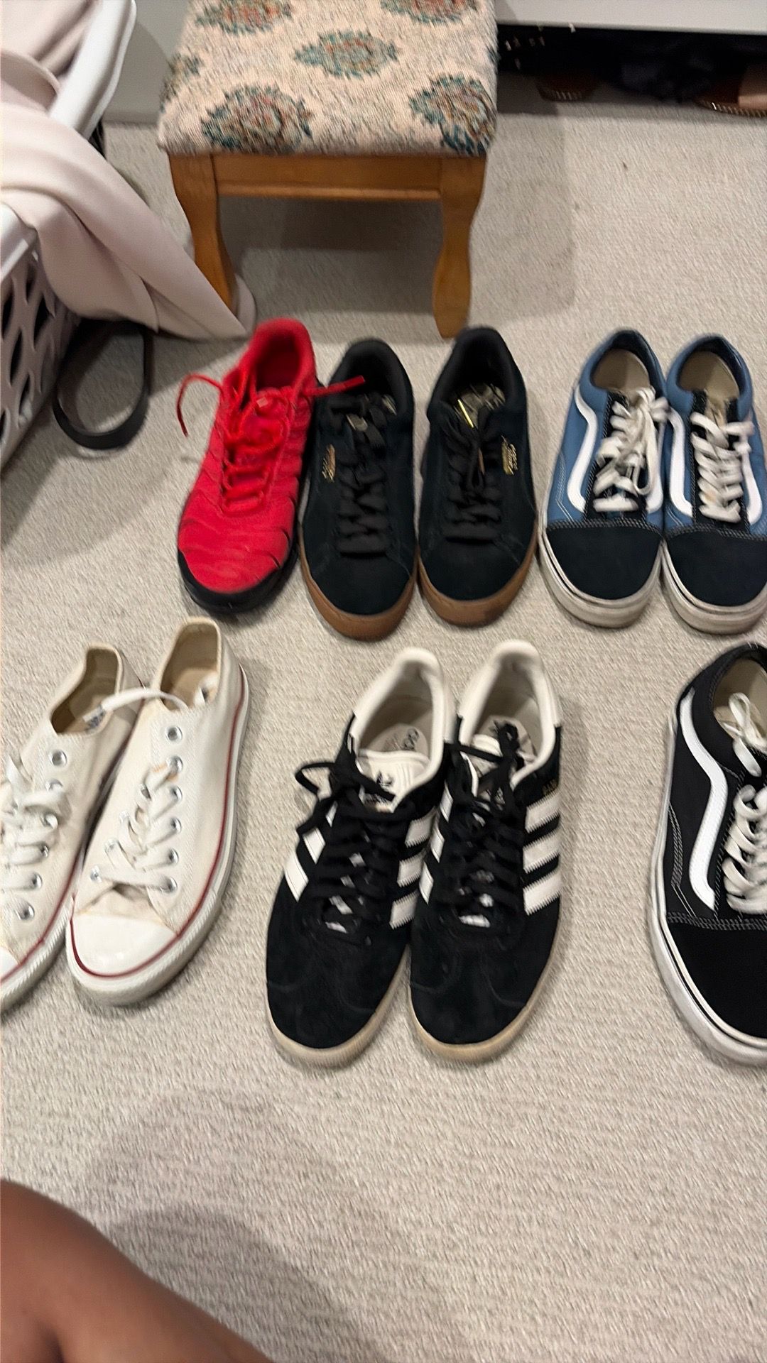 Women’s shoes - gazelle, vans, puma, converse