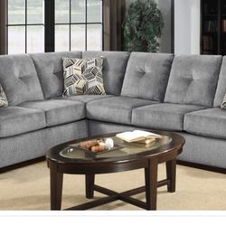 New Smoke Grey Sectional 