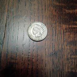 US Indian Head Penny: 1897