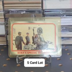 🌟 (5) 1980 Empire Strikes Back Cards