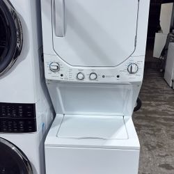 GE 24” Washer Gas Dryer Laundry Center