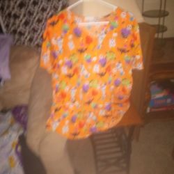 Scrubstar Halloween Scrub Top