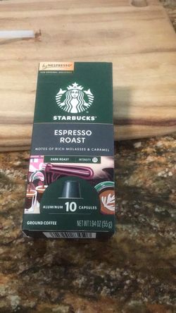 Starbucks espresso roast  nespresso