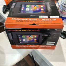 Power Acoustic Motorcycle Audio 7 Head Unit 