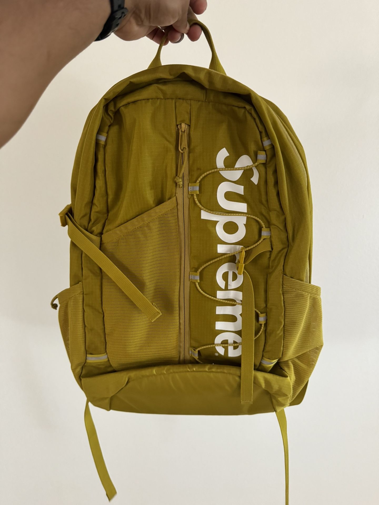 SUPREME 17SS Cordura Backpack Rucksack Yellow