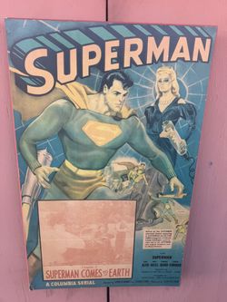 Superman Columbia Serial Vintage Movie Poster 1948