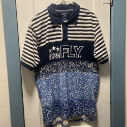Mens Born Fly Polo Sz XL