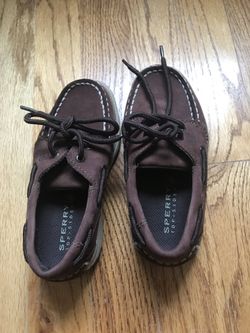 Sperry tosider size 11 boys