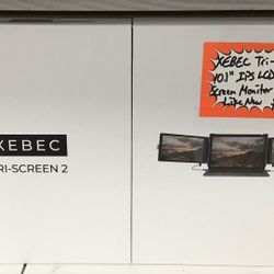 XEBEC Tri-Screen 2 10.1” IPS LCD Dual Screen Monitor Like New 