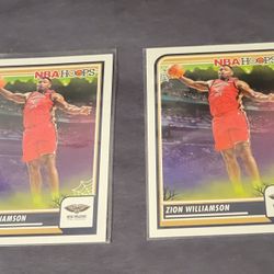 Zion Williamson 2 Panini Haunted Hoops 2023-24 Basketball Trading Card Bundle #270