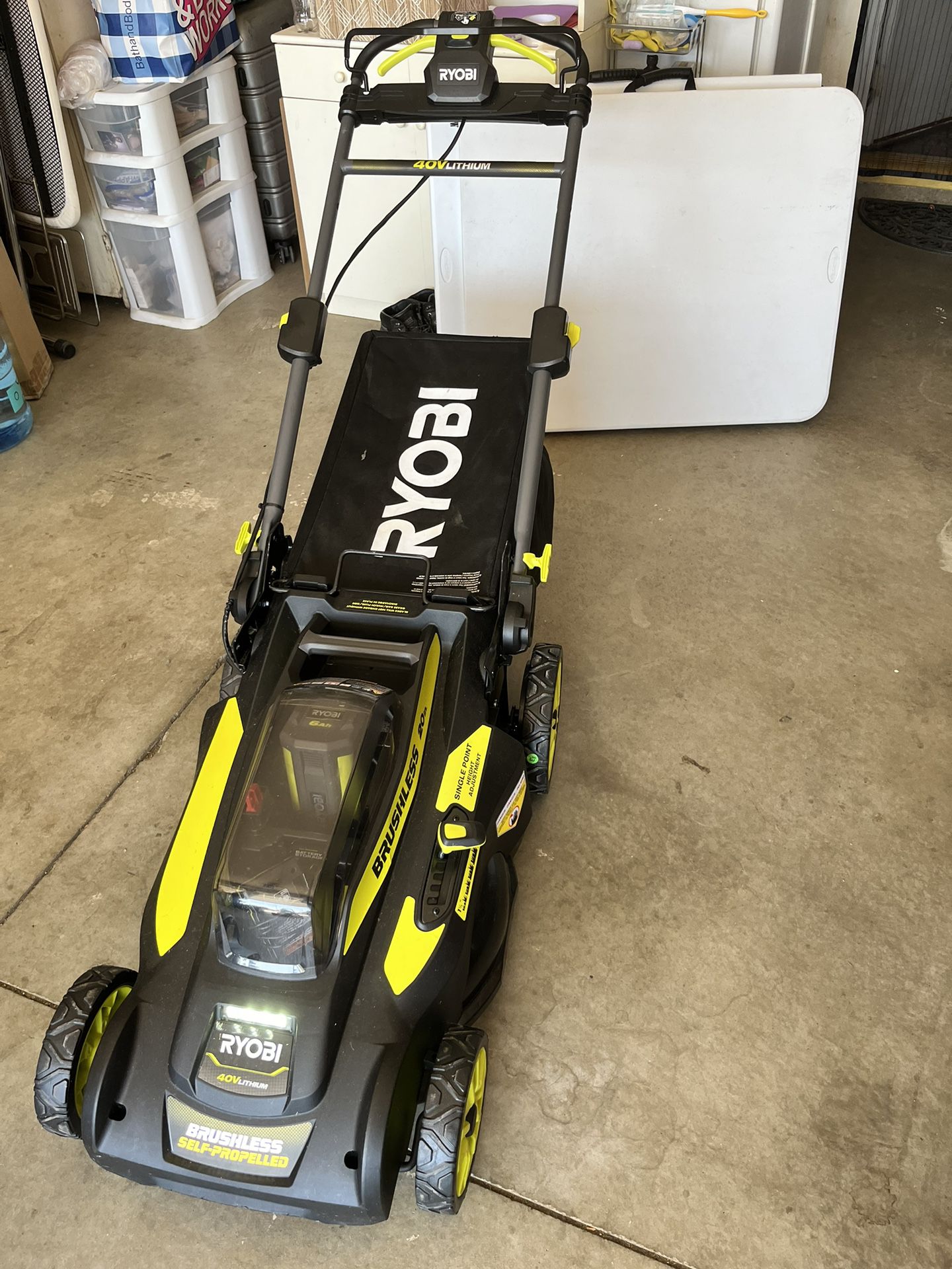 RYOBI 20” Cordless Lawn Mower 