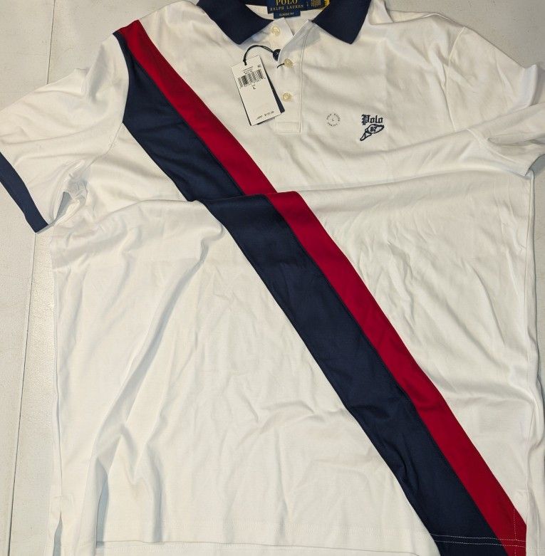 New men's polo Large Short Sleeve Collared Shirt