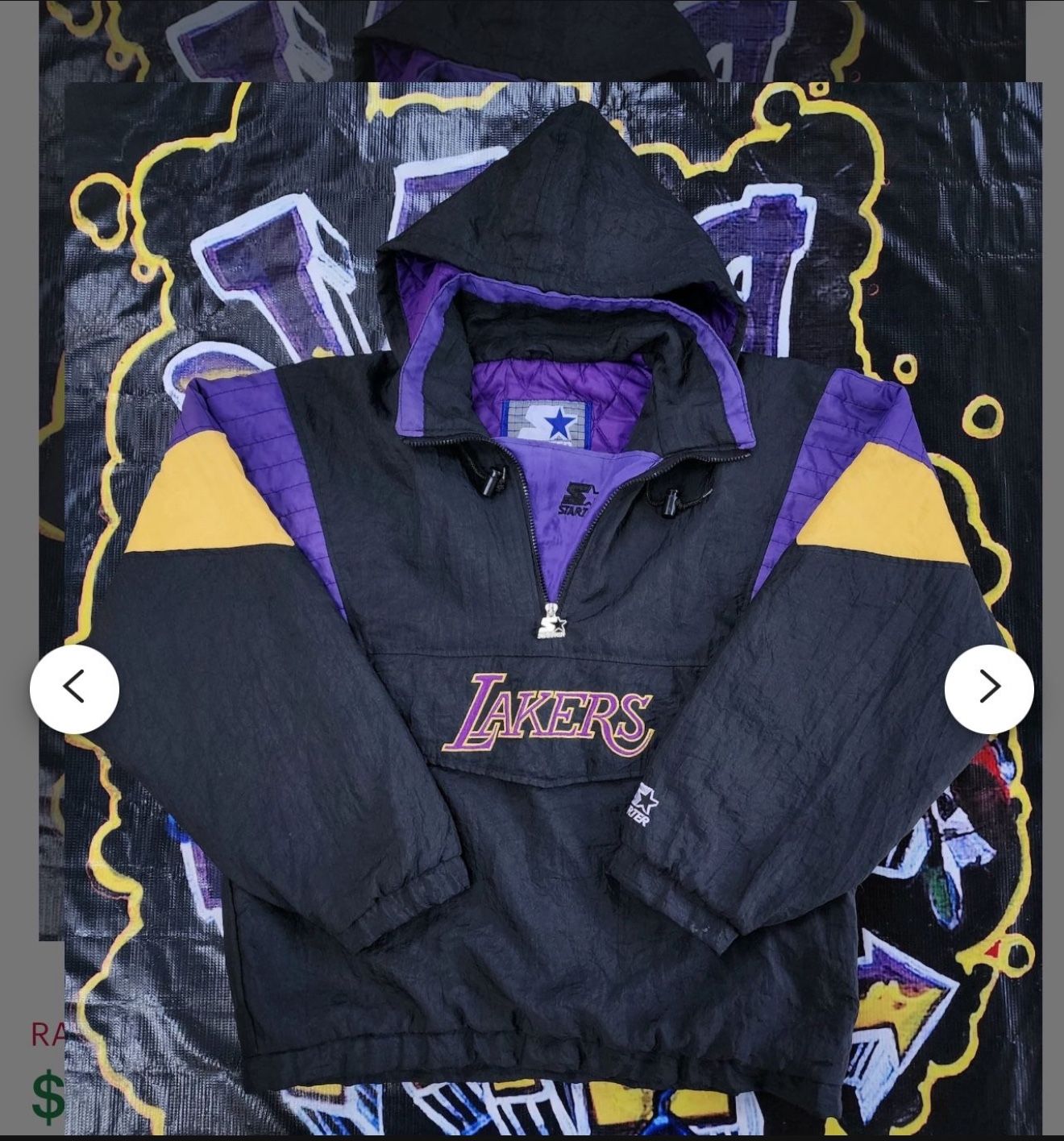 Lakers Pullover Hoodie Parka 80’s 90’s