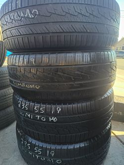 235/55/19 set used sumitomo