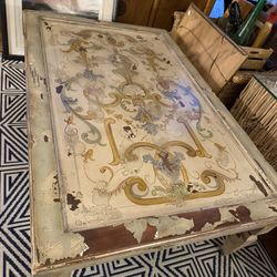 Antique style coffee table