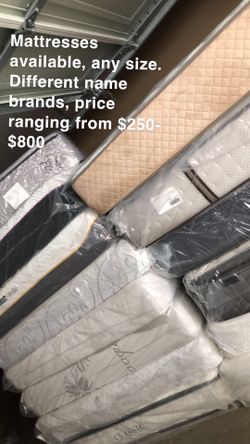 Mattresses for sale