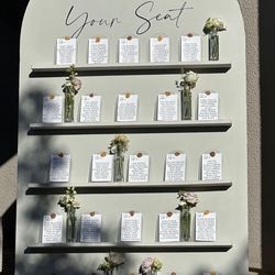 25PCS Wedding Guests Table Numbers